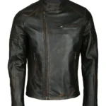 Leather Moto Jacket