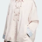 Light Pink Adidas Chinese Jacket Satin