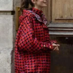 Lily Collins Emily in Paris S03 Red Cherries Jacket
