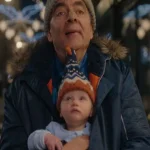 Man vs Baby Trevor Bingley Blue Parka Jacket