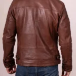 Mens Gosforth Brown Leather Jacket