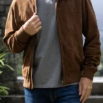 Mens Hayton Suede Jacket