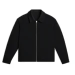 Mens Mechanic Cotton Black Jacket front