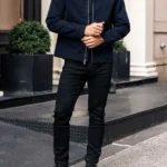 Mens Mechanic Cotton Blue Jacket