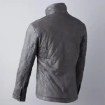 Mens Rusland Leather Jacket Back
