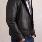 Mens Tigermoth Brown Sheepskin Aviator Jacket