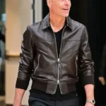 Movie A Complete Unknown Timothée Chalamet Brown Suede Leather Jacket