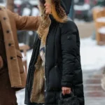 NYC Jennifer Lopez Black Fur Hooded Jacket