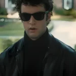 Oh What Fun Dominic Sessa Black Leather Jacket