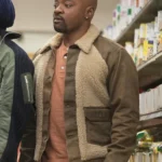 Paul Strickland 9-1-1 Lone Star Brown Shearling Jacket