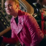 Sofia Wylie High School Musical The Series Gina Pink Studded Leather Jacket