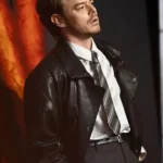 Stranger Things S05 UK Screening Charlie Heaton Leather Jacket