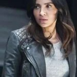 Supergirl Floriana Lima Leather Black Jacket
