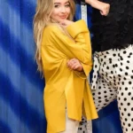 Tall Girl Sabrina Carpenter Leather Jacket