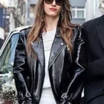 The Family Devin Akin Black Biker Leather Jacket