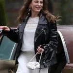 The Family Devin Akin Black Leather Biker Jacket