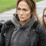 The Mother Jennifer Lopez Black Leather Jacket
