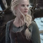 The Witcher Freya Allan Brown Vest Front