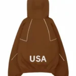 Timothee Chalamet Marty Supreme Brown Jacket Hoodie Back