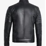 Ultimate Black Leather Jacket Back