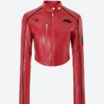 Women Biker Faux Leather Jacket