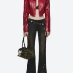 Women Faux Leather Biker Jacket