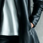 Women Simple Faux Leather Jacket