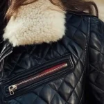 Women's Retro Quilted Leather Jacket