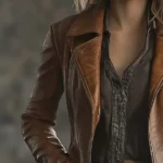 Women's Vintage Contrast Zipper Jacket