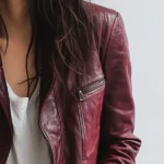 Women's Vintage Faux Leather Jacket