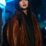Won_Jin-ah_The_Defects_Brown_Leather_Jacket_front