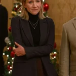 A Suite Holiday Romance Jessy Schram Grey Blazer