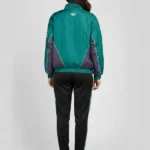 Adidas Womens Green Windbreaker Jacket