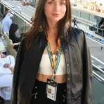 Ana de Armas F1 Grand Prix Black Leather Jacket