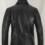 Antonio Banderas Black Leather Jacket Back