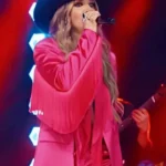 Britnee Kellogg The Road Pink Fringe Blazer