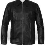 Californication Hank Moody Season 5 Black Leather Jacket