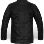Californication Hank Moody Season 5 Leather Jacket Back