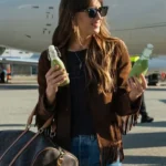 Dakota Johnson The High Note Suede Jacket