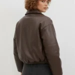 Ember Puffer Bomber Jacket Back