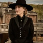 Gillian Anderson The Abandons Black Tailcoat