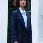 Indira Varma Blazer Blue