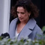 Indira Varma Grey Trench Coat