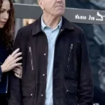 James Nesbitt Run Away Suede Black Leather Jacket