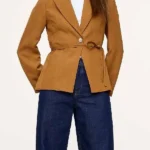 Leah Lewis Matlock Blazer Brown