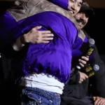 Marty Supreme BAFTA Screening Marty Puffer Jacket Back