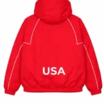 Marty Supreme Red Jacket Back