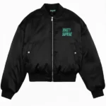 Marty-Supreme Timothée Chalamet Black Bomber Jacket Front