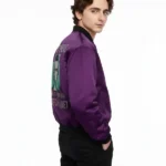 Marty Supreme Timothee Purple Bomber Jacket
