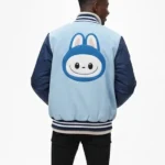 Mens Labubu Bomber Jacket Back
